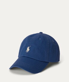 POLO RALPH LAUREN コットン チノ ボール キャップ ラルフローレン 帽子 キャップ ブルー【送料無料】
