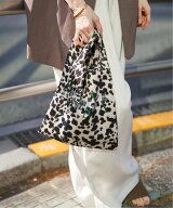 VERMEIL par iena 《追加2予約》VERMEIL レオパードエコバッグmini ヴェルメイユ パー イエナ バッグ そ…