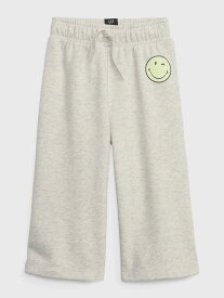 【SALE／60%OFF】GAP (K)Gap × SmileyWorld(R) ワイドレッグパンツ (幼児) ギャップ パンツ ジャージ・スウェットパンツ グレー