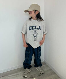 CIAOPANIC TYPY 【KIDS】【UCLA】TYPY別注プリントTee チャオパニックティピー トップス カットソー・Tシャツ ホワイト ネイビー グレー