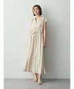 【SALE／60%OFF】YECCA VECCA 【ORGABITS】ドロストギャザーシャツワンピース イェッカヴェッカ ワンピース・ドレス シャツワンピース ベージュ ホワイト ピンク【送料無料】