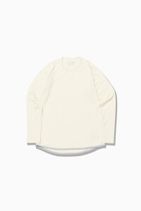 and wander merino base LS T �A���h�����_�[ �g�b�v�X �J�b�g�\�[�ET�V���c �u���b�N �u���[ �z���C�g �O���[�y���������z