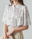 【SALE／37%OFF】Ranan Ranan/(W)ピンタックフレアー袖ブラウス ラナン トップス シャツ・ブラウス ブラウン ピンク …