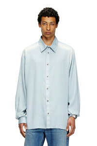新品 Diesel s-simply-lkct ビスコース長袖シャツ セール】メンズ 長袖 
