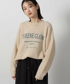 【SALE／58%OFF】LAKOLE ブークレロゴニットプルオーバー ラコレ トップス ニット グリーン ブラウン グレー ホワイト
