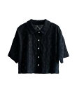 アイレット刺繍半袖シャツ