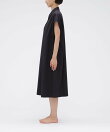 COTTON LINEN POPLIN DRESS