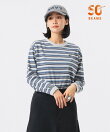 【別注】LACOSTE for BEAMS BOY / マルチ ボーダー Tシャツ
