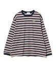 【別注】LACOSTE for BEAMS BOY / マルチ ボーダー Tシャツ