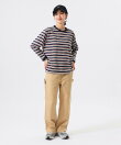 【別注】LACOSTE for BEAMS BOY / マルチ ボーダー Tシャツ