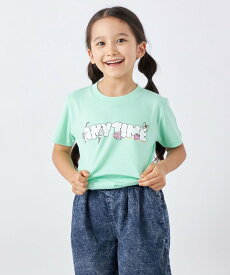 【SALE／50%OFF】SHIPS any SHIPS any: ANYロゴ プリント 半袖 Tシャツ シップス トップス カットソー・Tシャツ グリーン ホワイト イエロー ブルー