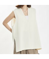【SALE／40%OFF】abahouse mavie 【セットアップ対応】ダブルクロスオーバーベスト アバハウス マヴィ ト…