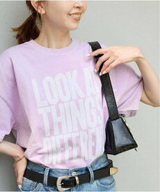 JOURNAL STANDARD 《追加2》ラウンドヘムピグメントTシャツ ジャーナル スタンダード トップス カットソー・Tシャツ ブラック ホワイト ベージュ パープル【送料無料】