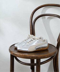 U by SPICK&SPAN PUMA / �v�[�} SPEEDCAT SILVER WNS ���[�o�C�X�s�b�N�A���h�X�p�� �V���[�Y�E�C �X�j�[�J�[ �V���o�[�y���������z