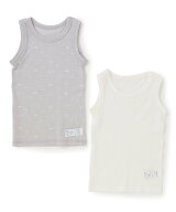 【SALE／60%OFF】petit main 【弱酸性】メッシュタンク肌着2P ナルミヤオンライン インナー・ルームウェ…