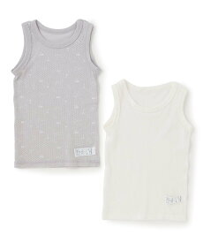 【SALE／60%OFF】petit main 【弱酸性】メッシュタンク肌着2P ナルミヤオンライン インナー・ルームウェア その他のインナー・ルームウェア ブルー ホワイト