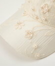 Romantic Embroidery Pearl Cap