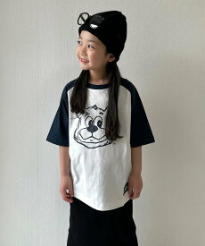 CIAOPANIC TYPY 【KIDS】【UCLA】TYPY別注プリントラグランTee チャオパニックティピー トップス カットソー・Tシャツ ネイビー グレー