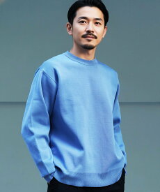 【SALE／12%OFF】JIGGYS SHOP SELECT パフカル ウォッシャブル ミラノリブクルーネックニットセーター 25AW ジギーズショップ トップス ニット ホワイト グレー ブラック ブルー