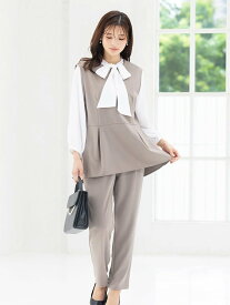 AddRouge スーツ レディース セットアップ フォーマル 卒業式 入学式 スーツ ママ アッドルージュ スーツ・フォーマル セットアップスーツ ベージュ ブラック ネイビー グレー【送料無料】