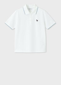 PS Paul Smith ウィメンズ "Zebra" ライン ポロシャツ ポール・スミス トップス カットソー・Tシャツ ネイビー ホワイト【送料無料】