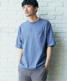 【SALE／30%OFF】ikka ヒヤットクルーネックTシャツ イッカ トップス カットソー・Tシャツ ブルー グリーン ネイビー