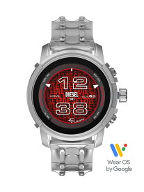 【SALE／50%OFF】DIESEL DIESEL/(M)GRIFFED GEN 6 SMARTWATCH ウォッチステーションインターナショナル アクセサリー・腕時計 腕時計 シルバー【送料無料】