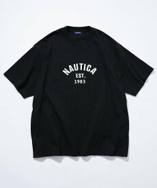 NAUTICA Felt Patch Arch Logo S/S Tee フリークスストア トップス カットソー・Tシャツ ホワイト グレー ブラック ブルー ネイビー【送料無料】