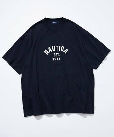 NAUTICA Felt Patch Arch Logo S/S Tee フリークスストア トップス カットソー・Tシャツ ホワイト グレー ブラック ブルー ネイビー【送料無料】