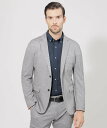【SALE／50%OFF】EPOCA UOMO 【セットアップ】ヘリンボーンプリントジャケット エポカ ジャケット・アウター テーラードジャケット・ブレザー ネイビー グレー【送料無料】