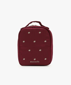 Afternoon Tea LIVING フラワー刺繍そのままメイクポーチ アフタヌーンティー・リビング 財布・ポーチ・ケース ポーチ レッド