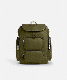 【SALE／40%OFF】COACH OUTLET 【公式】フィン バックパック コーチ　アウトレット バッグ リュック・バックパック グリーン【送料無料】