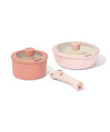 Francfranc GO TABLE 鍋・フライパン ベーシック5点セット ピンク フランフラン 食器・調理器具・キッチ…