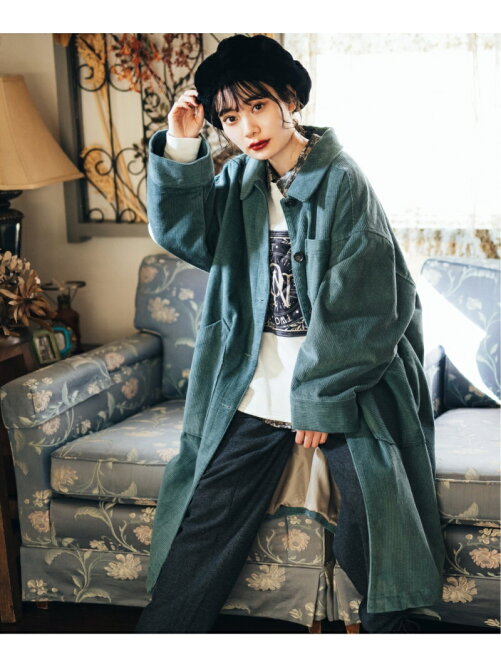 Ray Cassin コーデュロイステンカラーコート Rakuten Fashion 楽天ファッション 旧楽天ブランドアベニュー Bv