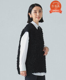 EFFE BEAMS 【ビームスの百名品】カラミリボン ブラウス 25SS セレモニー オフィス ベスト ジレ デミルクス ビームス トップス シャツ・ブラウス ホワイト ネイビー【送料無料】