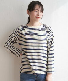 【SALE／25%OFF】ikka コットンUSA長袖T イッカ トップス カットソー・Tシャツ ネイビー ホワイト グレー ブラウン