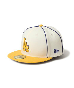NEW ERA NEW ERA 5950 MLB PIPING 2TONE / �j���[�G�� �I�[�o�[���C�h �X�q �L���b�v �u���b�N �C�G���[�y���������z