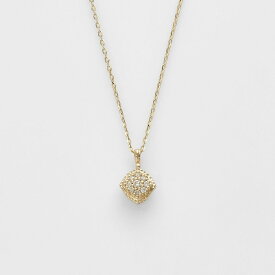 agete 《Limited Edition/WEB限定》K10アイオライト/ダイヤモンドネックレス アガット 福袋・ギフト・その他 その他【送料無料】