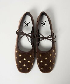 SY UNITED ARROWS ＜SY＞マルチドットバレエ VE フラット10↑ オデット エ オディール シューズ・靴 バレエシューズ ブラウン ワインレッド ブラック【送料無料】