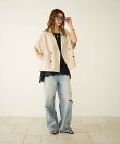 レースヘムノースリーブTシャツ
