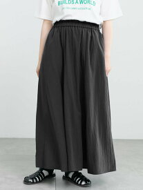 【SALE／60%OFF】Samansa Mos2 【接触冷感】フレアスカート サマンサモスモス スカート その他のスカート ベージュ ブルー ブラック