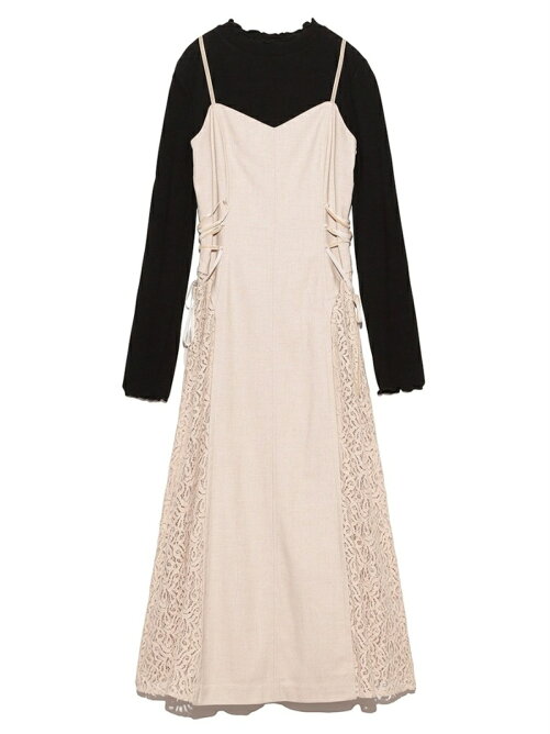 Lily Brown 異素材切替えキャミワンピセット Rakuten Fashion 楽天ファッション 旧楽天ブランドアベニュー Bg0321 Lily Brown 異素材切替えキャミワンピセット Rakuten Fashion 楽天ファッション 旧楽天ブランドアベニュー Bg0321