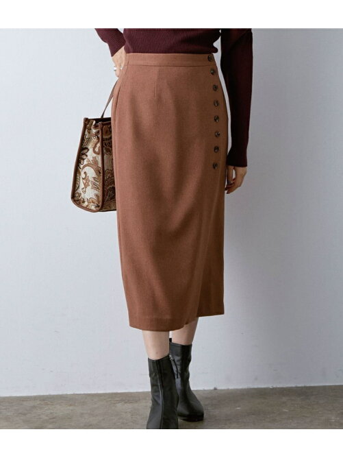 Vis Easy Care 釦アクセントラップスカート Rakuten Fashion 楽天ファッション 旧楽天ブランドアベニュー Bt7321