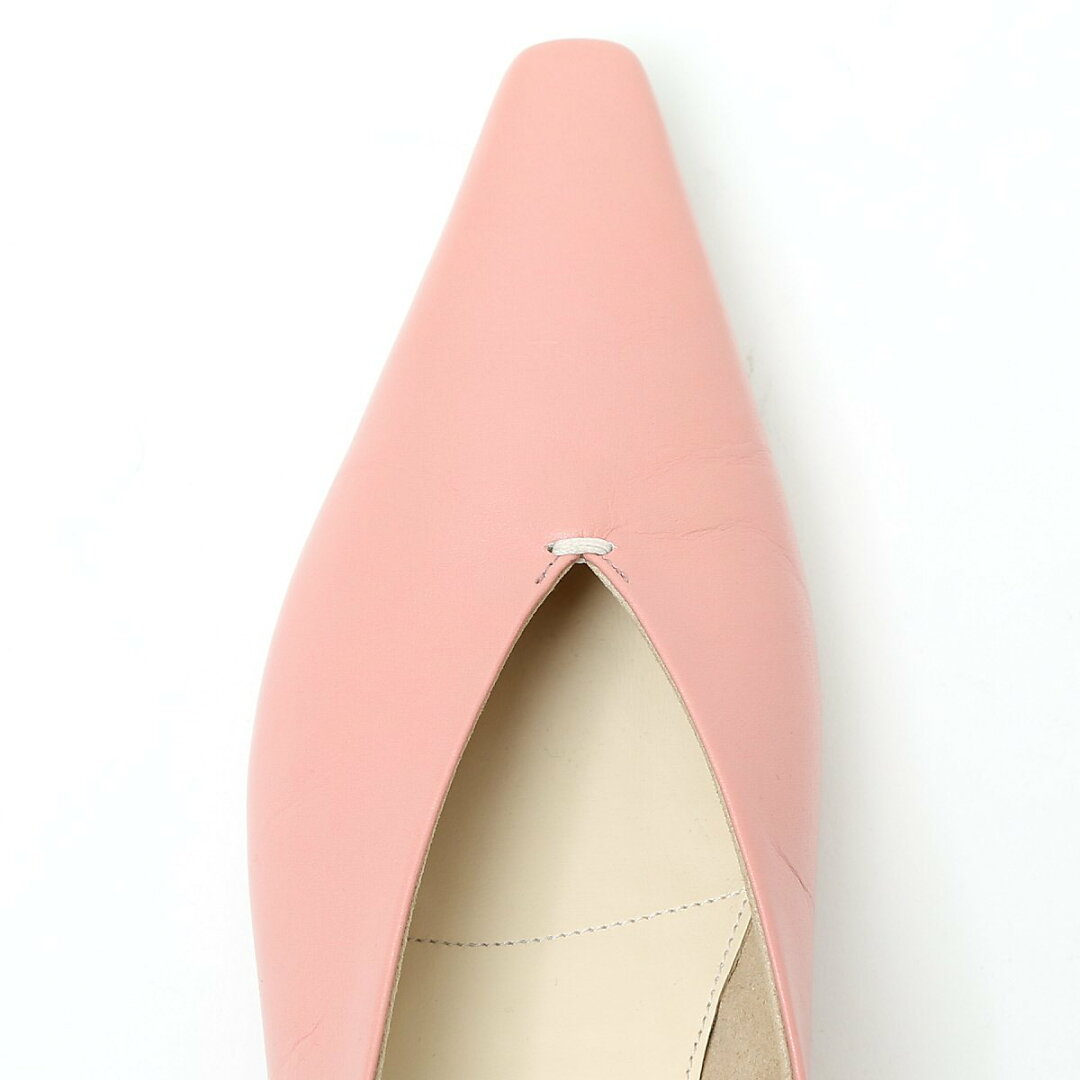 【SALE/20%OFF】qualite 【quartierglam】 Vカットパンプス カリテ シューズ・靴 パンプス ピンク ブラック【送料無料】 - メイン画像 14