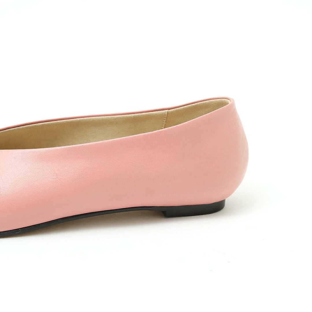 【SALE/20%OFF】qualite 【quartierglam】 Vカットパンプス カリテ シューズ・靴 パンプス ピンク ブラック【送料無料】 - メイン画像 11