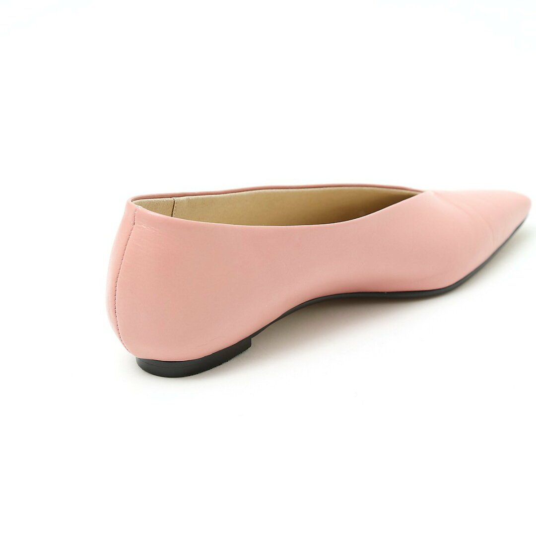 【SALE/20%OFF】qualite 【quartierglam】 Vカットパンプス カリテ シューズ・靴 パンプス ピンク ブラック【送料無料】 - メイン画像 12