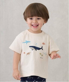【SALE／11%OFF】petit main 【プティプラ】BOYS半袖Tシャツ ナルミヤオンライン トップス カットソー・Tシャツ グレー ホワイト ブラウン ネイビー