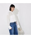 ライトシアーサテンコンビシャツ
