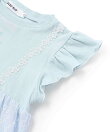 【接触冷感】レースティアード半袖Tシャツ(80~130cm)