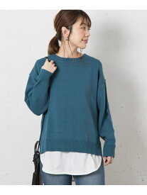 楽天市場 レイヤード インナー ニット セーター トップス レディースファッションの通販